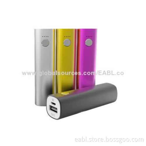 2,600mAh Power Banks for iPhone, Samsung, iPad, Tablet PCs, LED Indicator